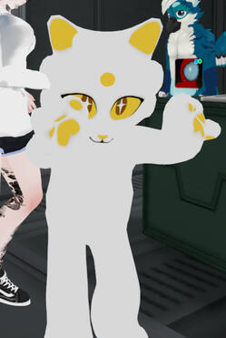 Isabelle, the first marketable plushie avatar! Also a public avatar. (me)