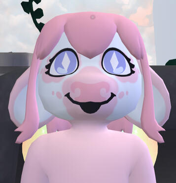 Toastie, a cute lil cow with fairy wings! They are the first plushie to get simple visemes! (@toastiefur)