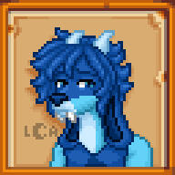 A sorrowful deer with a cool color palette.