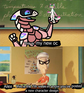 AL-X and Tourmaline "This is the 7th week in a row" meme drawover