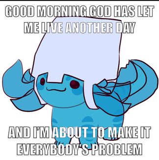 Alexandrite Neko Atsume "Good Morning" meme drawover